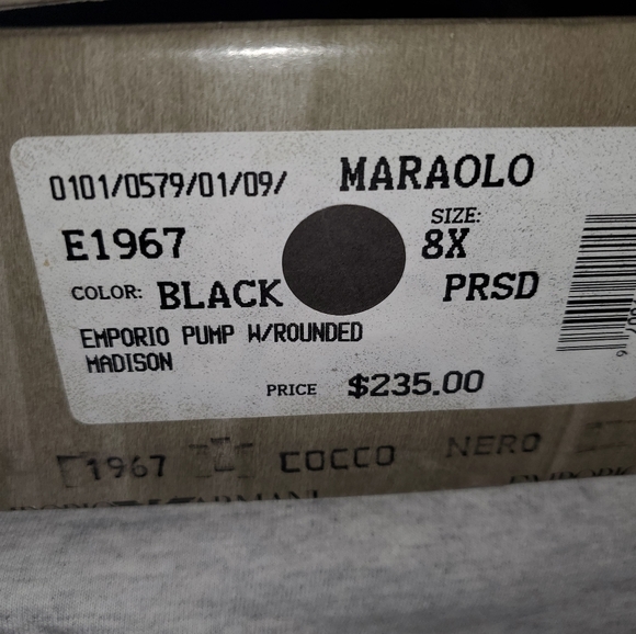 Emporio Armani Suede Heels - Picture 2 of 6